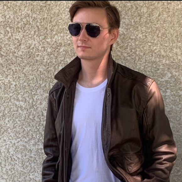 Jos. A. Bank Other - Leather Bomber by JOS A. BANK